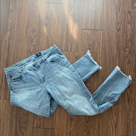 Ag Adriano Goldschmied Denim - Size 32 AG Adriano Goldschmied Prima Ankle Grey Jeans
